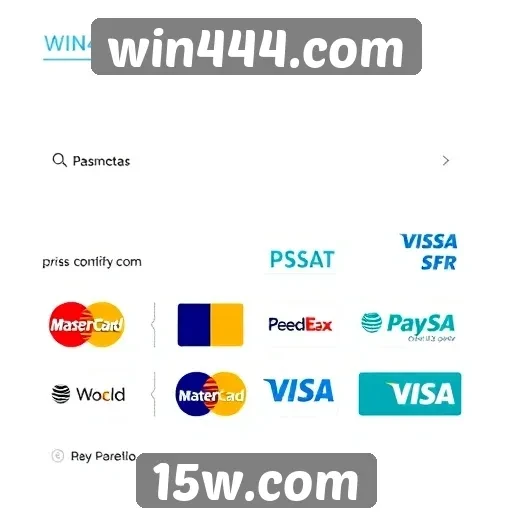 Métodos de pagamento disponíveis no win444.com
